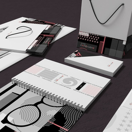 Бесшовный паттерн для фирменного стиля. 3D модель.