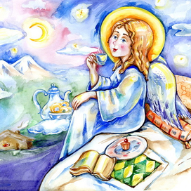 горячий чай