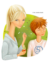 в журнал "Здоровье" для студии Лебедева