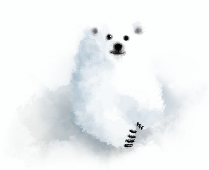 Медведь. Белый.