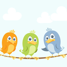 Птички на проводе