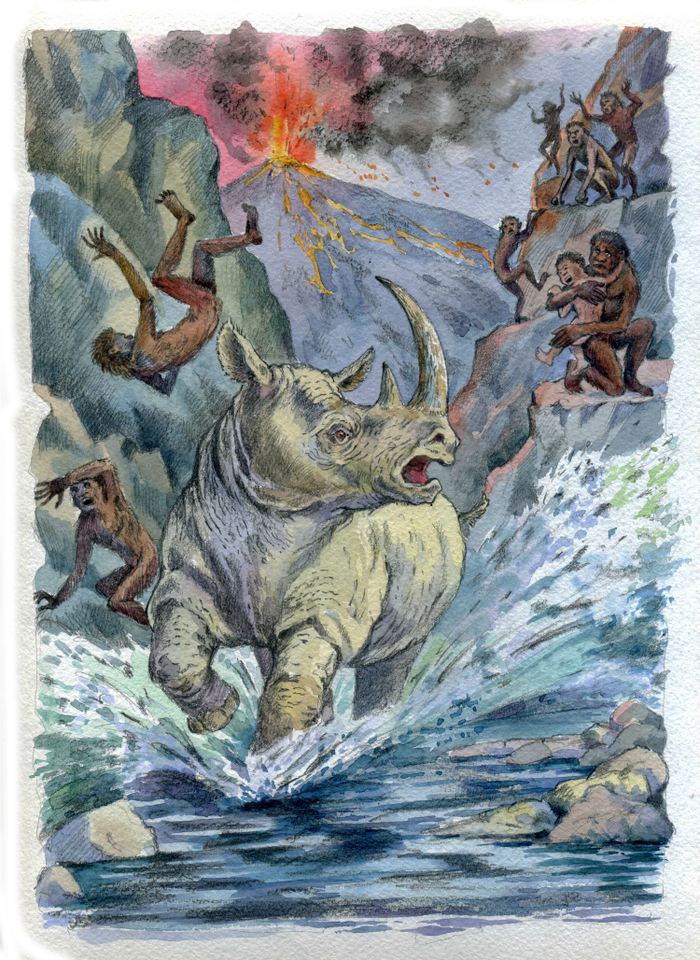 "Рам и Гау" ...и тут они поняли, что вулкан - это фигня...