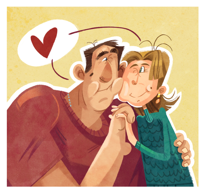 Иллюстрация для открытки