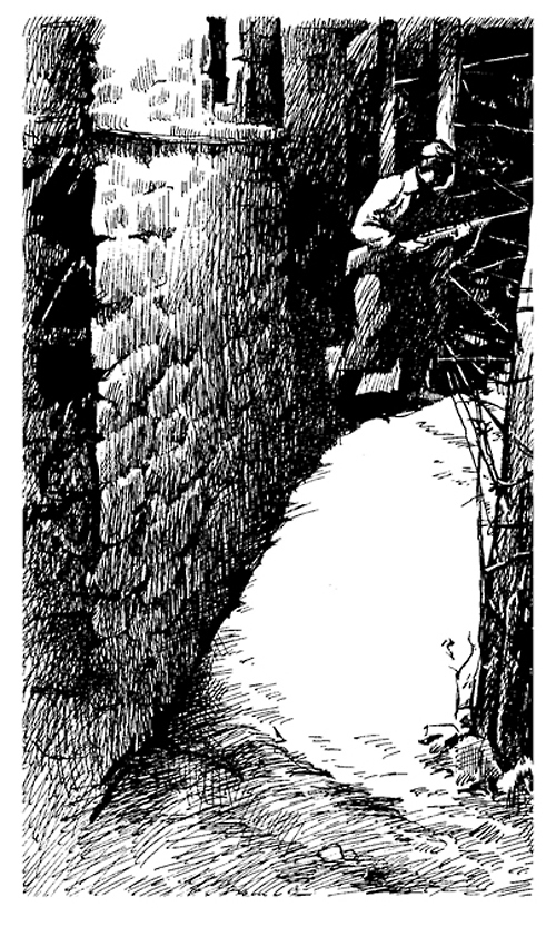 рисунок к повести "Старая крепость"