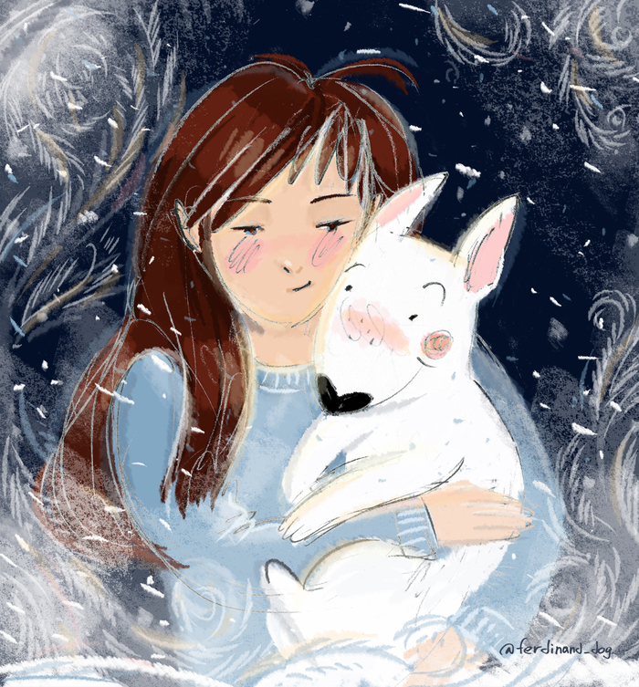 морозно-обнимательный портрет