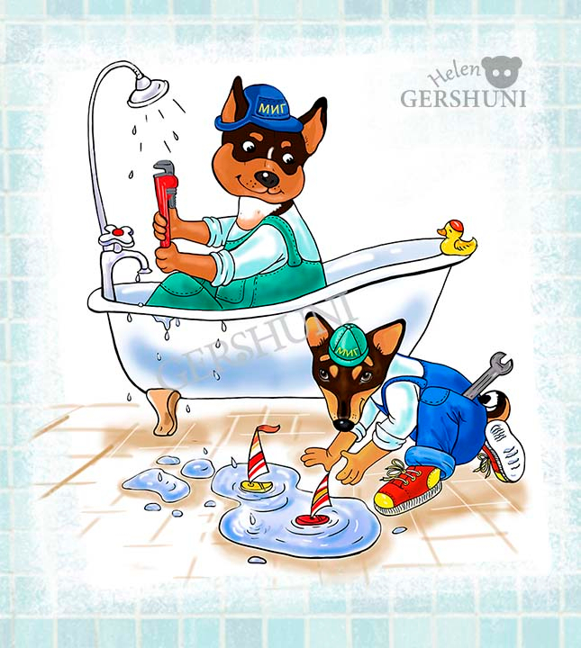 Веселые сантехники...