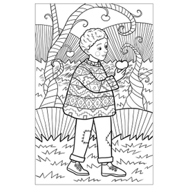 Иллюстрация для раскраски