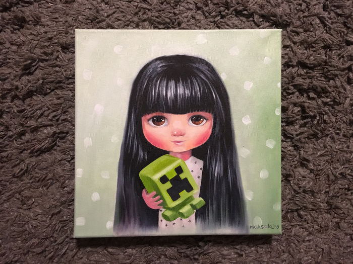 Девочка Майнкрафт