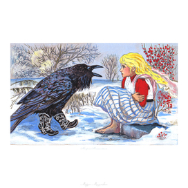 Герда и ворон