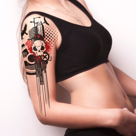 Trash Polka Tattoo Art