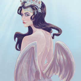 Русалка Царевна-Лебедь на челлендж "MERMAY: Русские сказки".