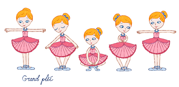 балетные позы. заказчик Михайловский театр