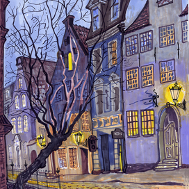 сумерки, Рига