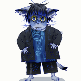 Синий котофей