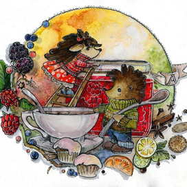 Ежики - день варенья https://vk.com/ejici_hudojnici