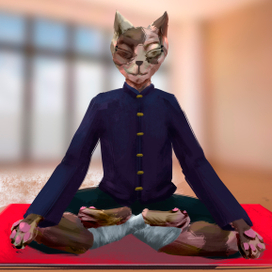 Медитирующий сфинкс ЦинЦинь