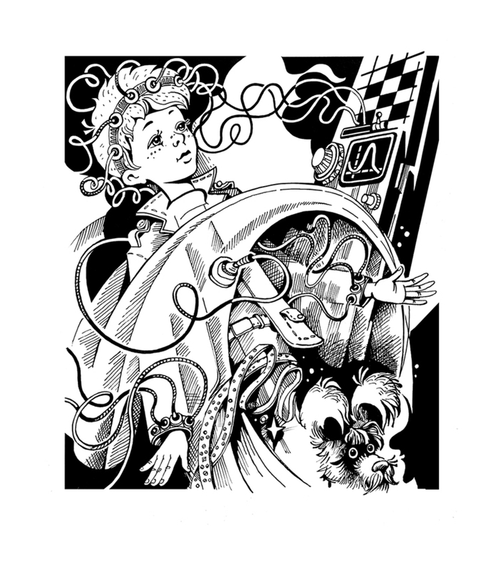 рисунок на обложку детской книги