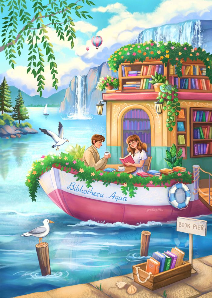 Библиотека на воде