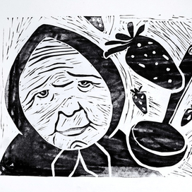 В деревне у бабушки