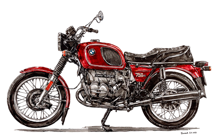 мотоцикл BMW R 75/6