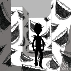 Иллюстрация к повести Джеймса Крюса "Тим Талер, или проданный смех".