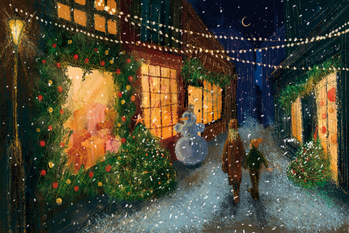 Иллюстрация у книге "Секрет деда Мороза" Voicebook