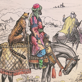 С гепардом...