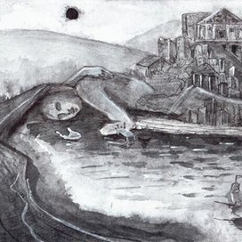 Иллюстрации к рассказу "Путеводитель по планете Х"