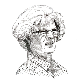 Женщина на ярмарке