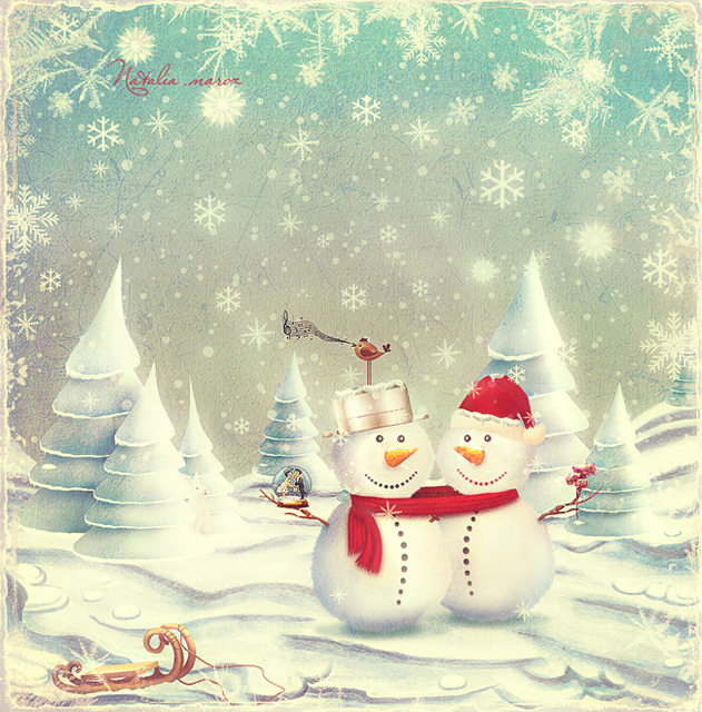 Любовь снеговиков.