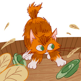 Иллюстрация к книге "Кот-ворюга"