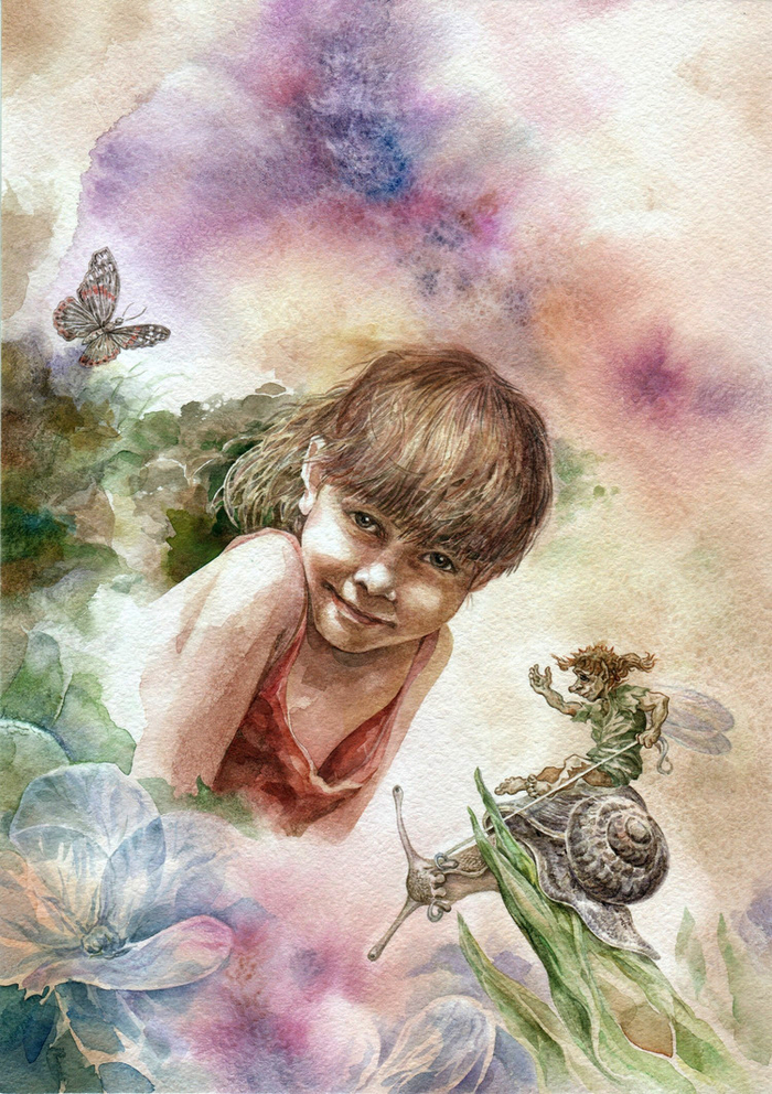 Встреча на тропках солнечного лета возле детства...