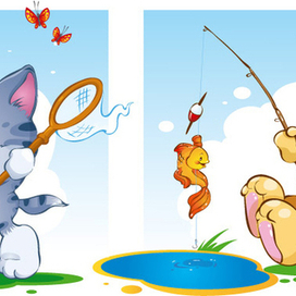 домашние животные на отдыхе