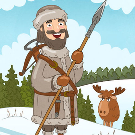 Лемминкяйнен. Герои Калевалы. 