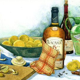 Натюрморт для книги о Роме