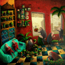 Бабушки и вазоны