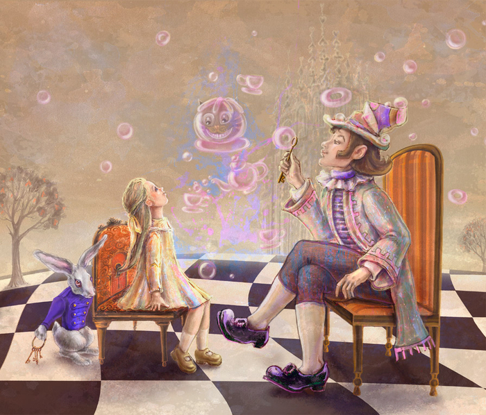 Чаепитие мыльнопузырьное. 