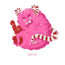 Монстрик "сахарный рычун" 