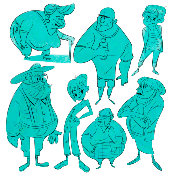 Наброски персонажей