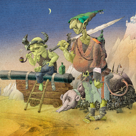 Бойцы 3-го гвардейского ордена Стальной Крысы гоблинского