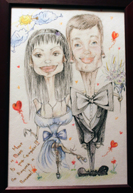 Свадебный шарж 