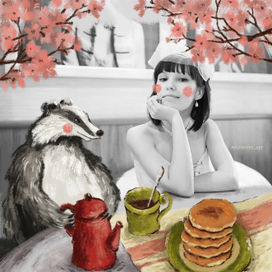 Дорисовка на фото