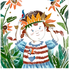 Иллюстрация к стихотворению А. Орловой "Как здорово"