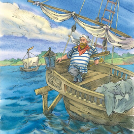 the fairy tale "Vlas"
