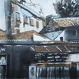 лист из "Сербского альбома" 2013, 30х40