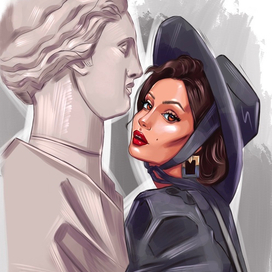 Портрет девушки с Венерой