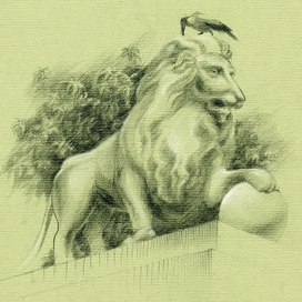 Лев (эскиз)
