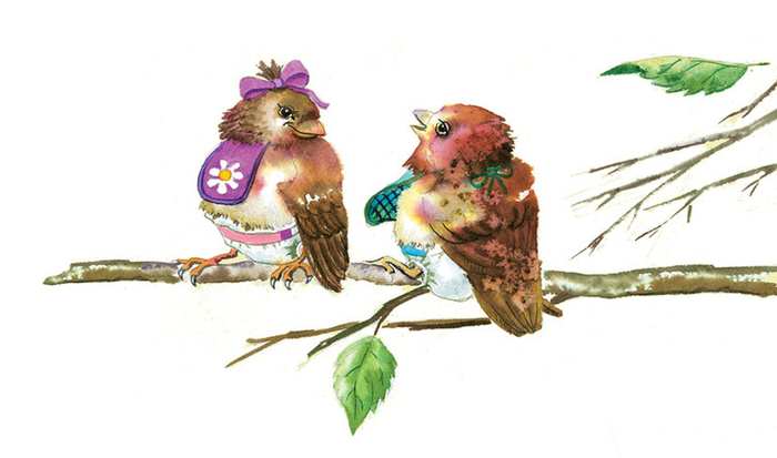 Воробушки, заставка