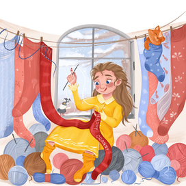 Полосная иллюстрация для книги