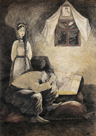 Иллюстрация к повести "Вечер накануне Ивана Купала"